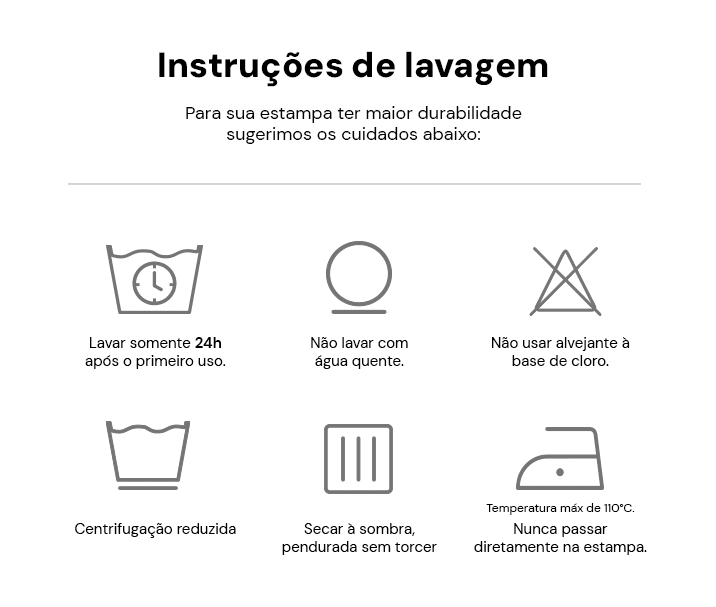 Imagem da cuidados de lavagemQuality Manga Longa